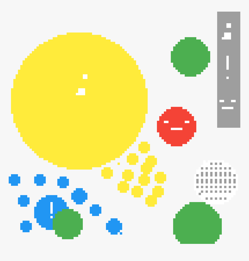 Transparent Agario Png - Pixel Faces, Png Download