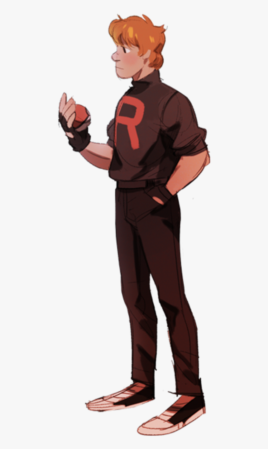 Standing Man Fictional Character Cartoon Male Joint - Male Team Rocket Oc, HD Png Download