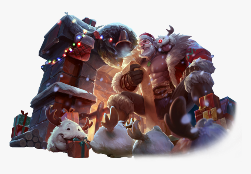 Santa Braum Png, Transparent Png