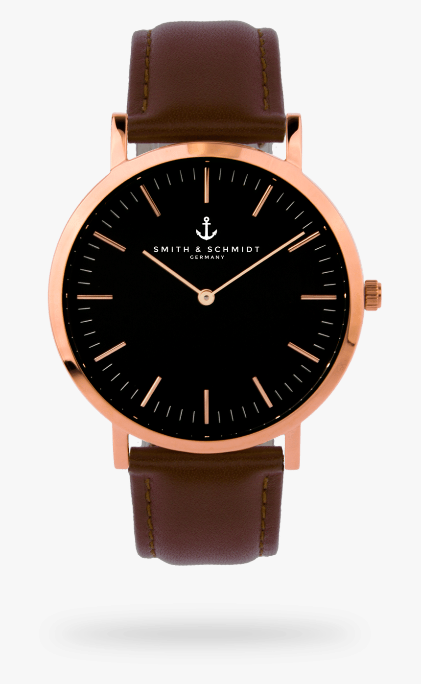 Herrenuhr Schwarz Gold, HD Png Download