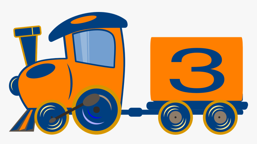 Train And Carriage Svg, HD Png Download