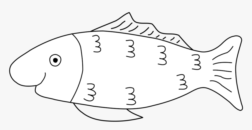 Line Art,head,angle - April Fools Day Fish, HD Png Download