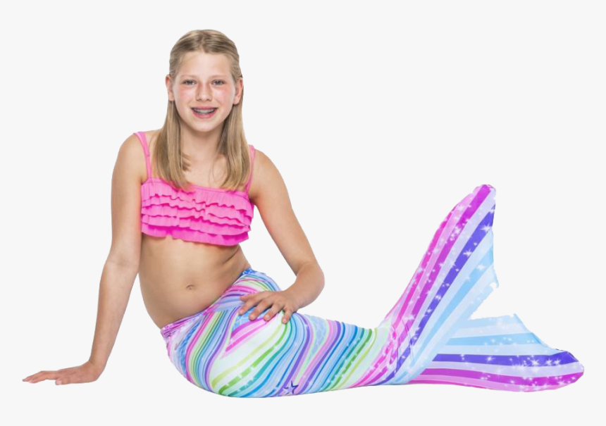 Child Mermaid Transparent - Mermaid Child Transparent, HD Png Download