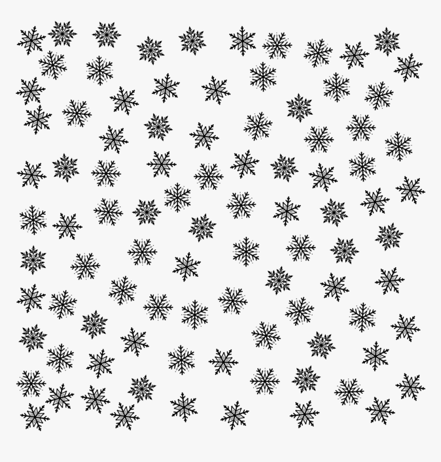 ❄
#background #snowflakes #christmas #pattern ᵇʸ #4asno4i - Black And White Snowflake Pattern, HD Png Download