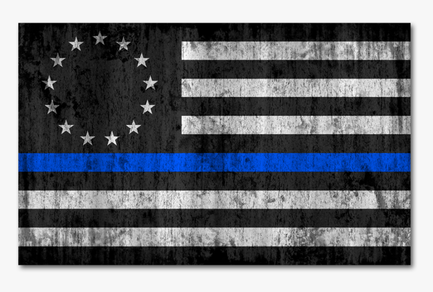 Betsy Ross Flag Thin Blue Line, HD Png Download
