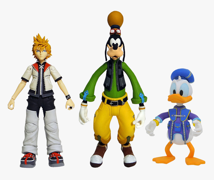 Transparent Goofy Png - Roxas Kingdom Hearts Figure, Png Download