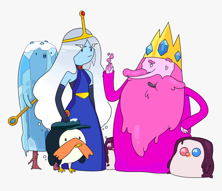 Ice King Princess Bubblegum , Png Download - Adventure Time Elementals Gender Bend, Transparent Png