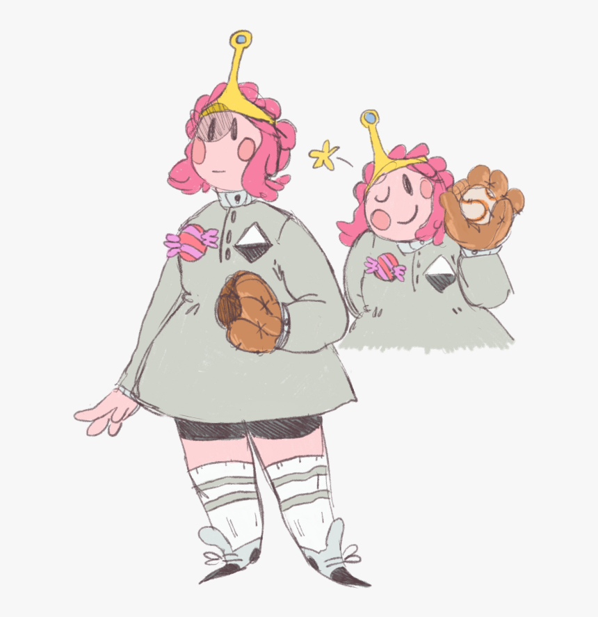 Two Sketches Of Princess Bubblegum - Cartoon, HD Png Download