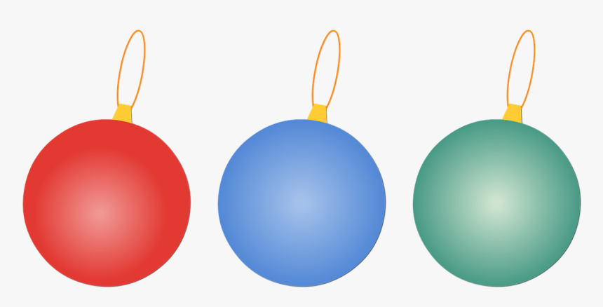 Christmas Decorations Illustrations Clipart , Png Download - Bolas Enfeites De Natal, Transparent Png