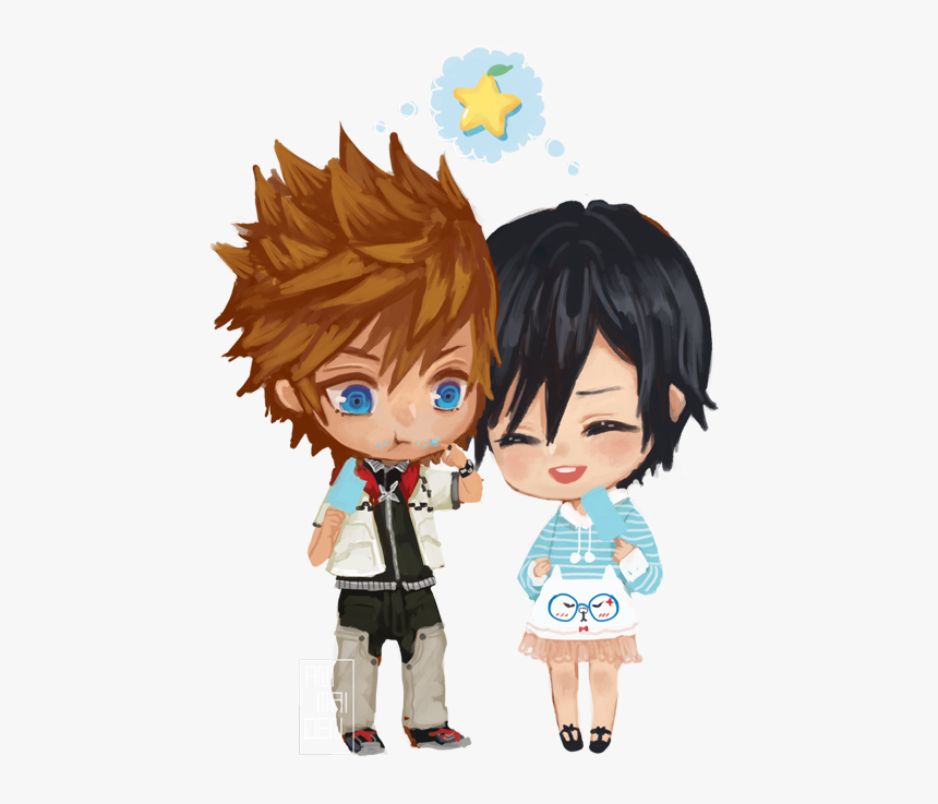 Kh Roxas Xion - Cartoon, HD Png Download