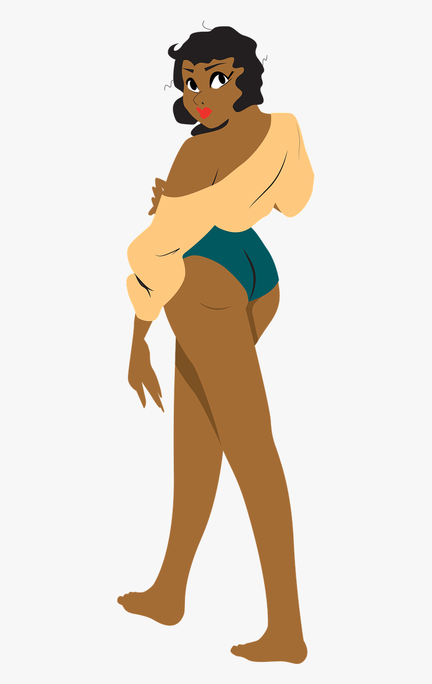 Black Woman Black Sexy Woman Female Free Photo - Cartoon, HD Png Download