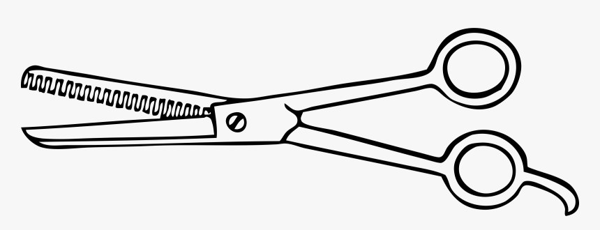Clipart Scissors Vector - Thinning Scissors Clipart, HD Png Download