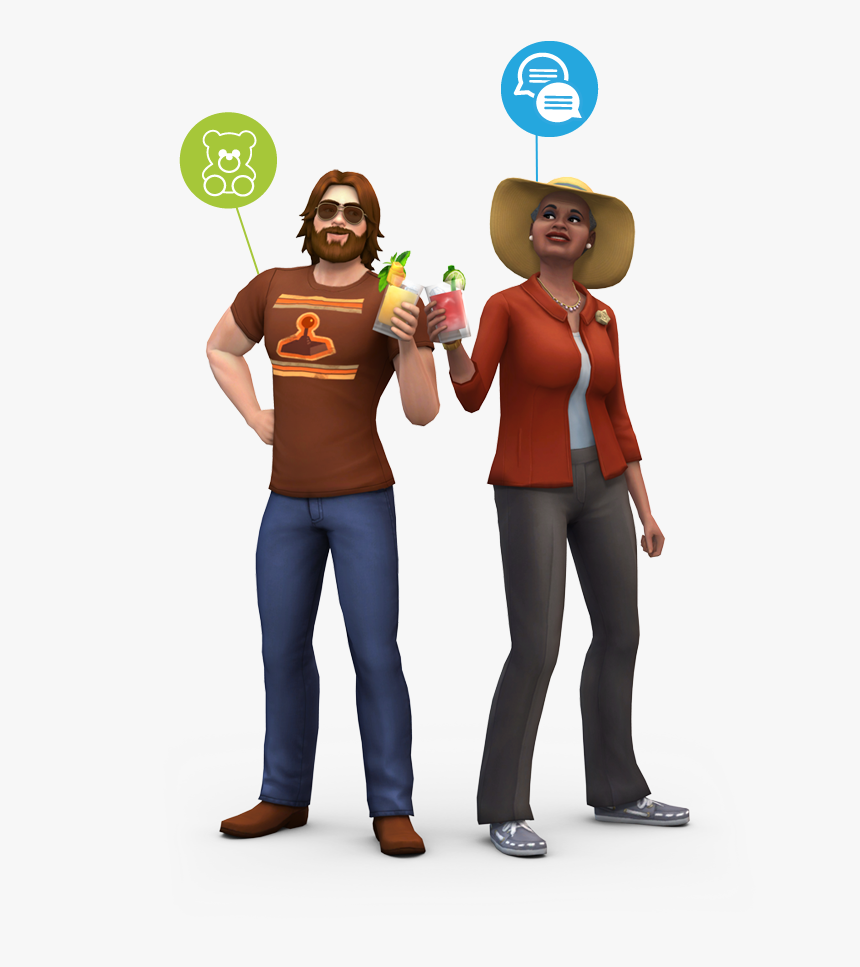 Sims 4 Jeu De Base Game Render Png - Padel, Transparent Png