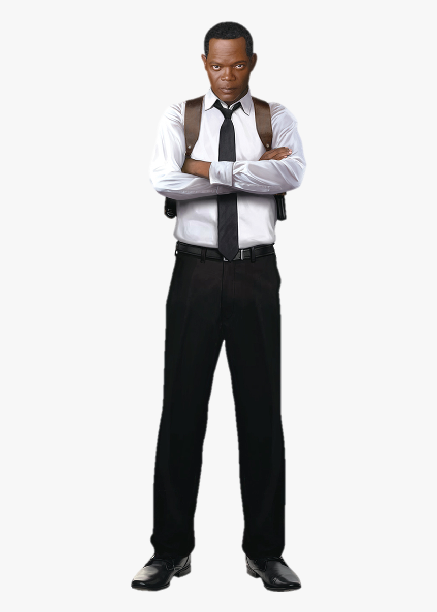 #nickfury #samuelljackson #shield #agent #captainmarvel - Nick Fury Cardboard Cutout From Captain Marvel, HD Png Download