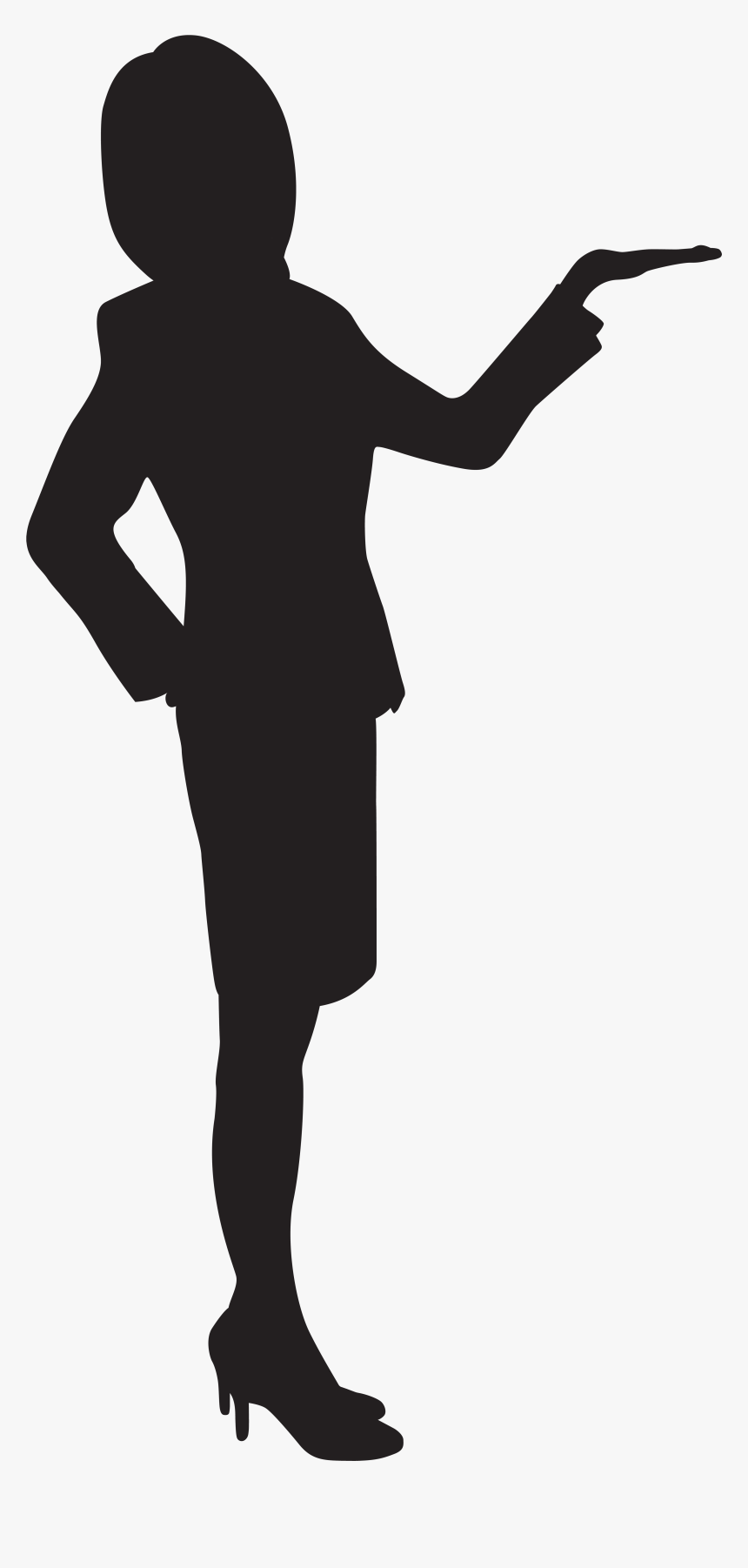 Women Silhouette Png, Transparent Png
