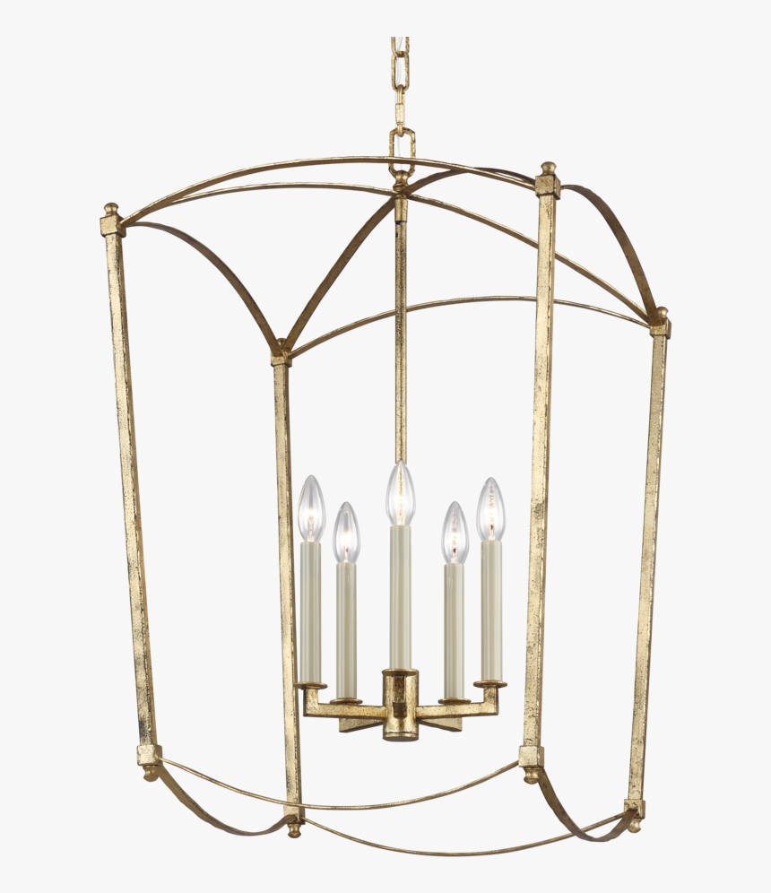 Transparent Chandelier Silhouette Png - Feiss 5 Light Thayer Chandelier F3323/5, Png Download