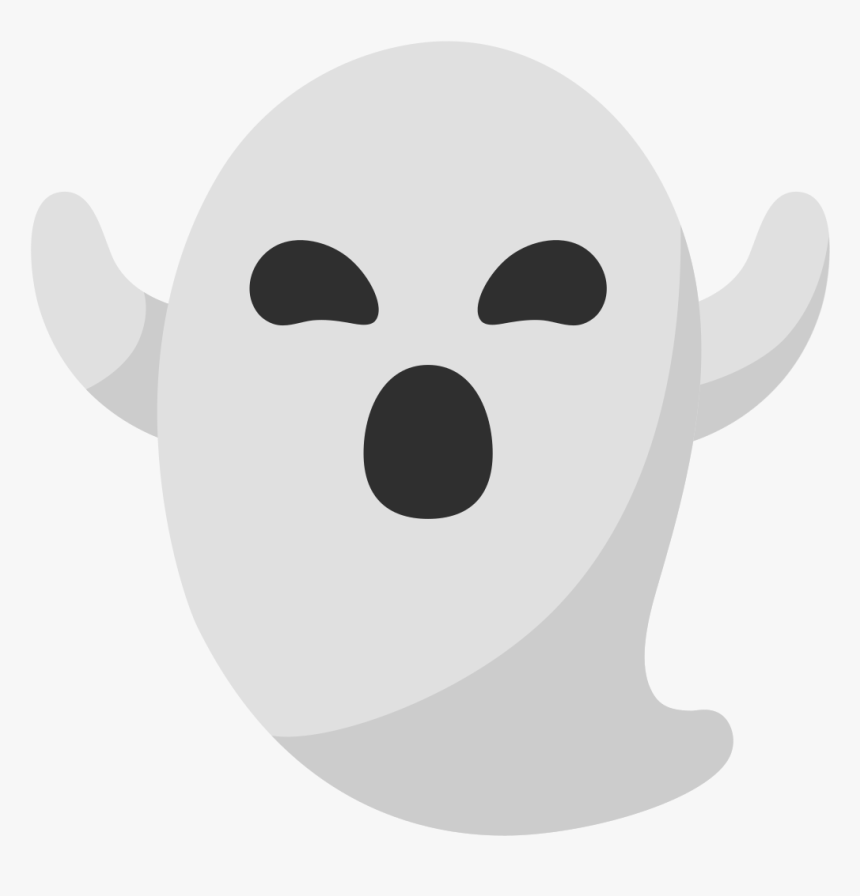 Ghost Emoji Png, Transparent Png