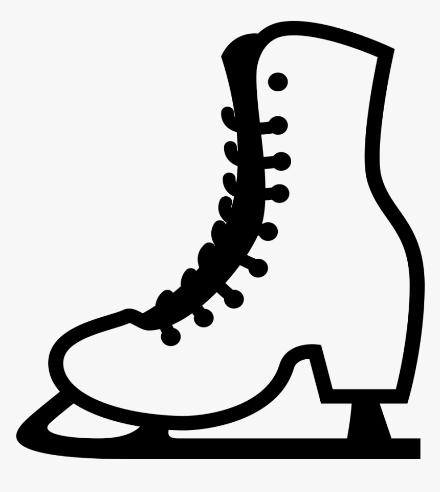 Ice Skates Clipart - Desenho Coroa De Bicicleta, HD Png Download