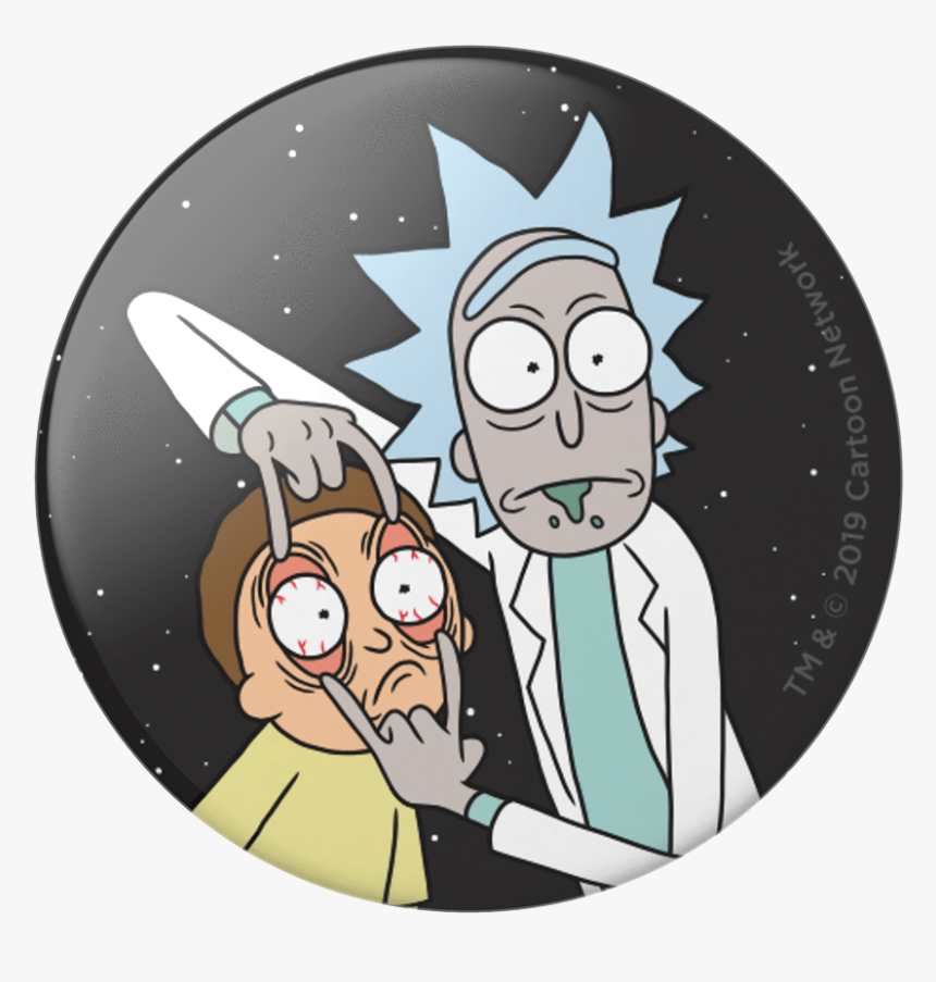 Rick And Morty Pop Socket, HD Png Download