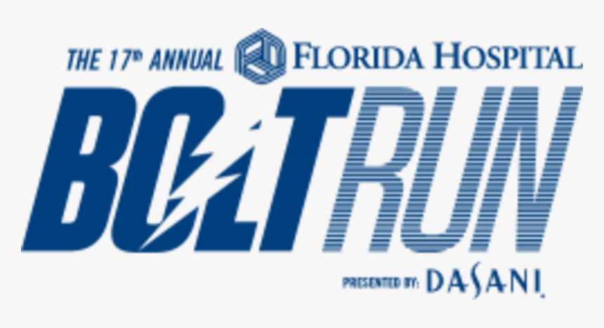 17th Annual Florida Hospital Bolt Run Presented By - White Vinyl Patio Umbrellas, HD Png Download