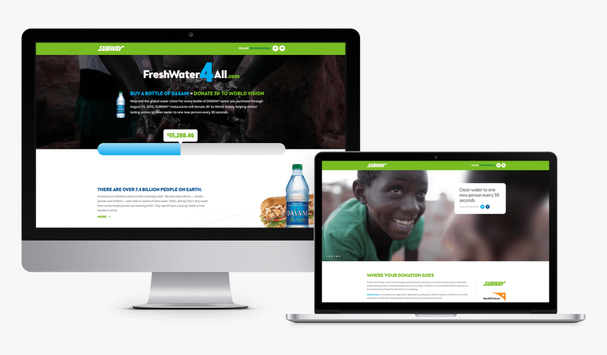 Freshwater4all Landing Page - Functional Testing, HD Png Download