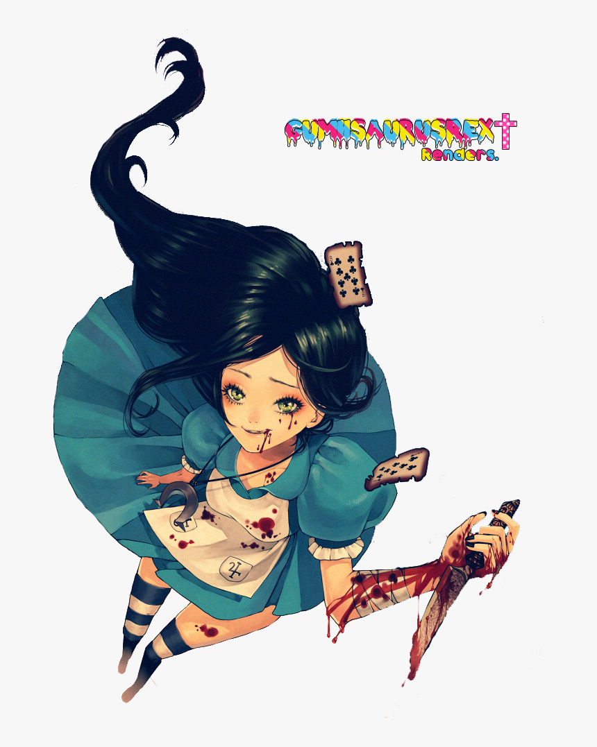 Alice Madness, Blue Dress, - American Mcgee's Alice Dibujar, HD Png Download