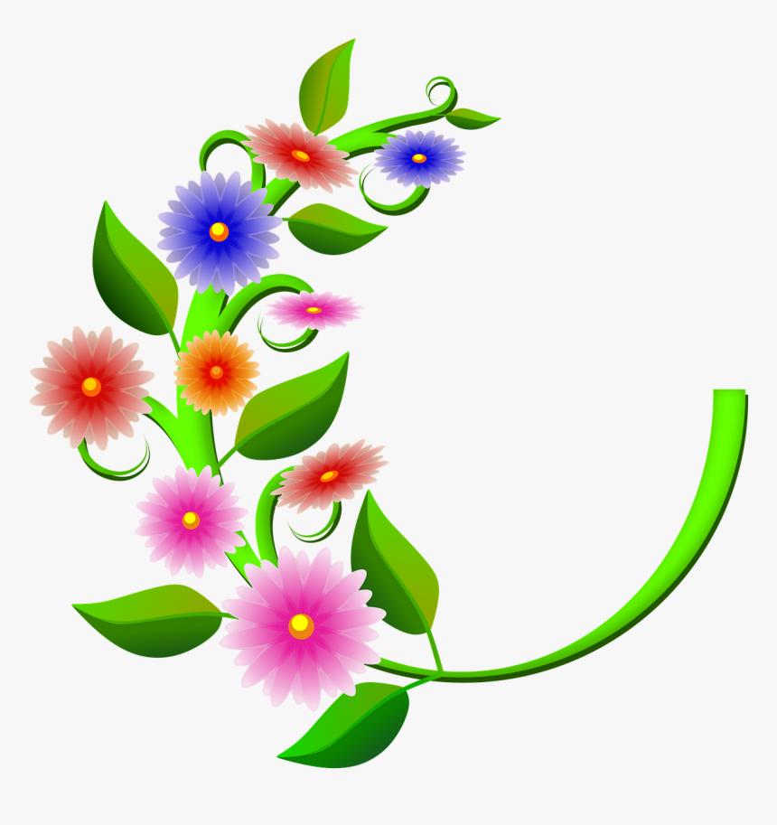 Flowers, Illustration, Floral, Decoration, Decorative - Rosa Glauca, HD Png Download