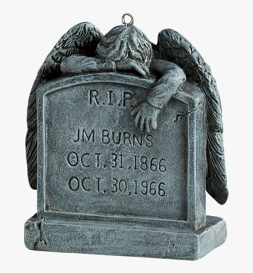 Angel Tombstone Horror Ornament - Headstone, HD Png Download