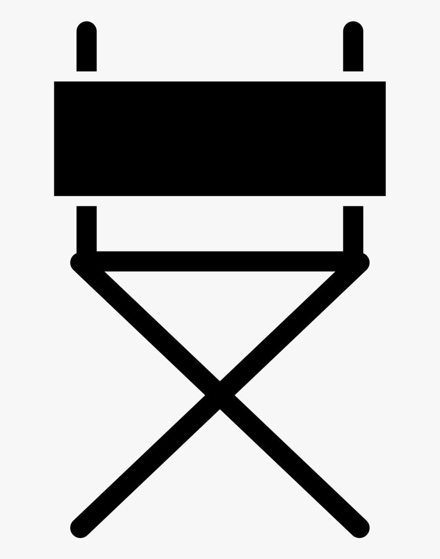 Clipart Chair Hollywood Director - Film, HD Png Download