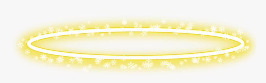 #ftestickers #crown #halo #luminous #glowing #gold - Bangle, HD Png Download
