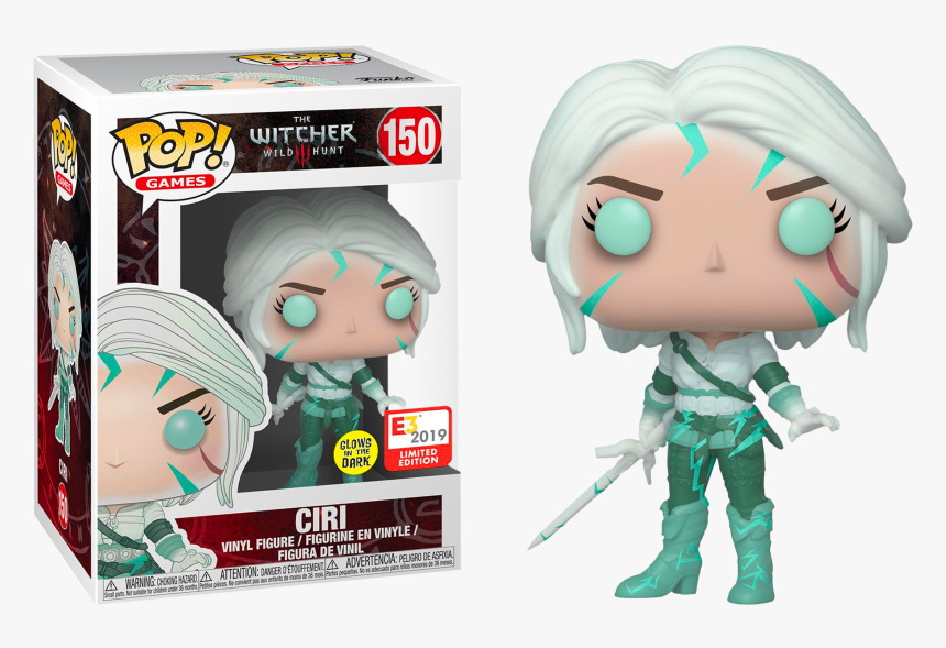 Ciri Magic Glow In The Dark Funko Pop Vinyl Figure - Ciri Funko Pop E3, HD Png Download