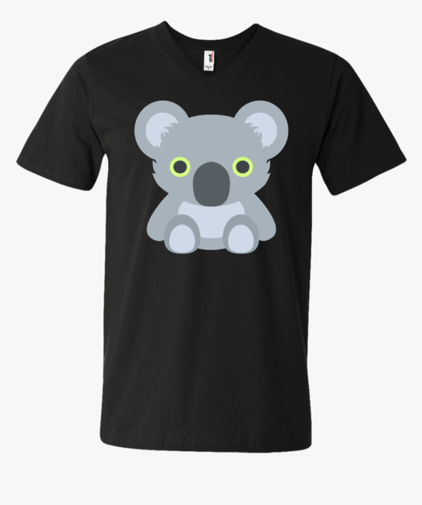 Koala Emoji Men S V Neck T Shirt - Balenciaga Bart Simpson T Shirt, HD Png Download