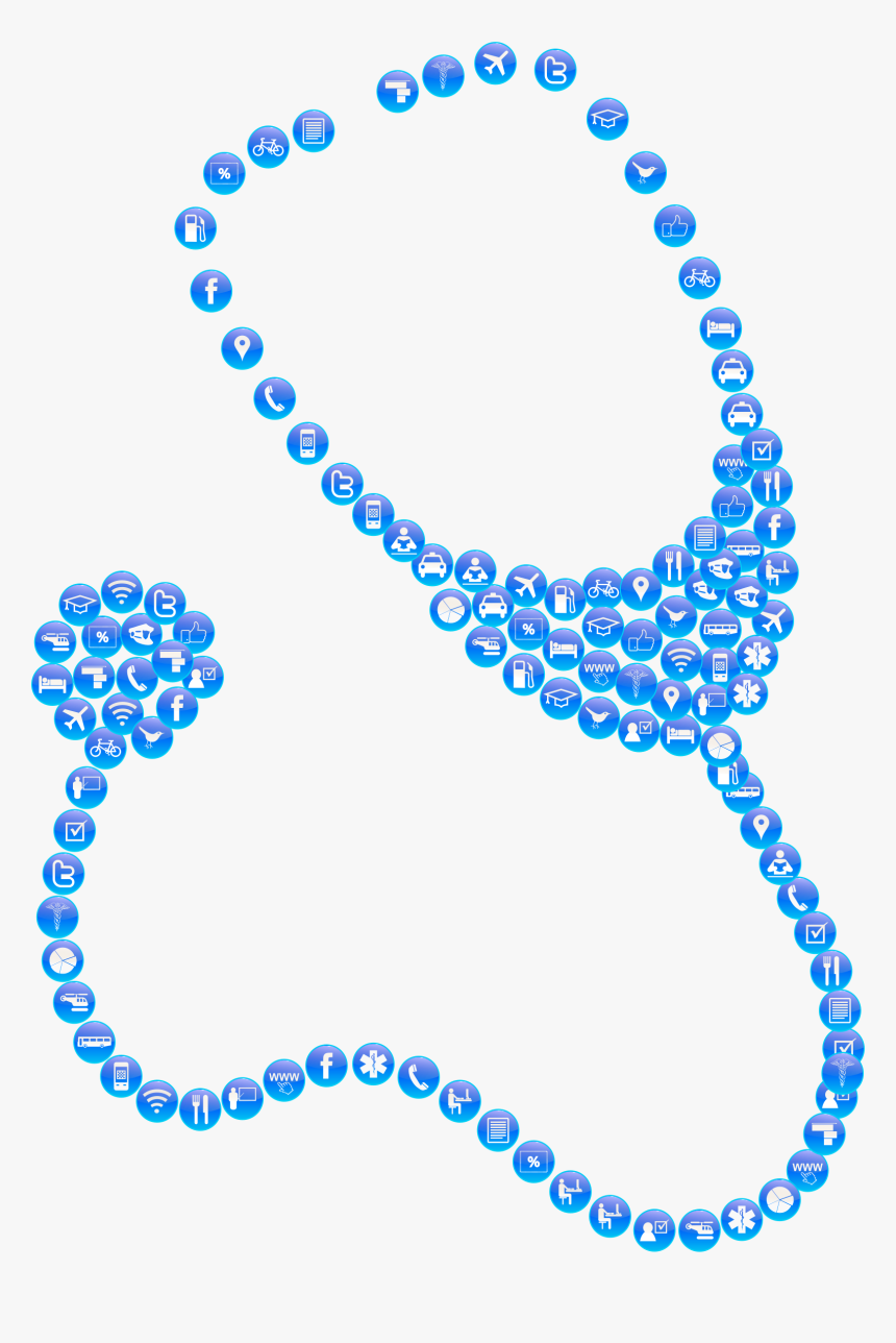 Stethoscope Icons Clip Arts - Stethoscope, HD Png Download