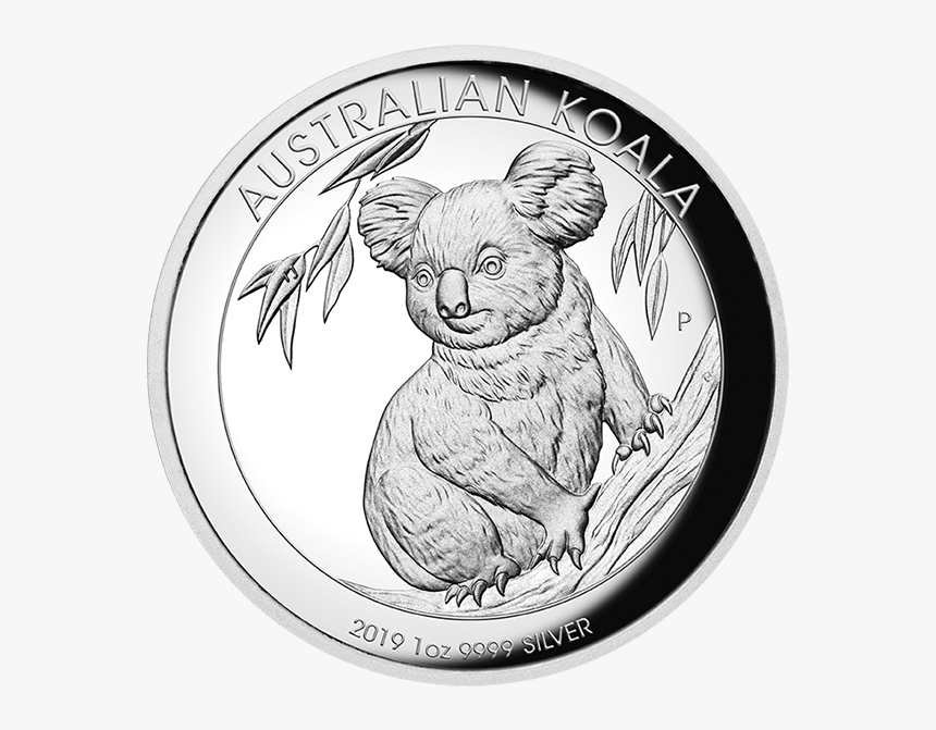 2019 Australian Koala 1oz Silver Proof High Relief - Coin, HD Png Download