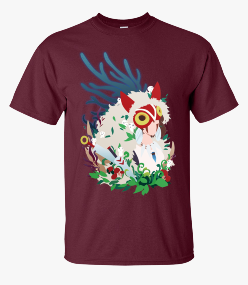 Princess Mononoke T-shirt - Princess Mononoke Art Print Poster, HD Png Download