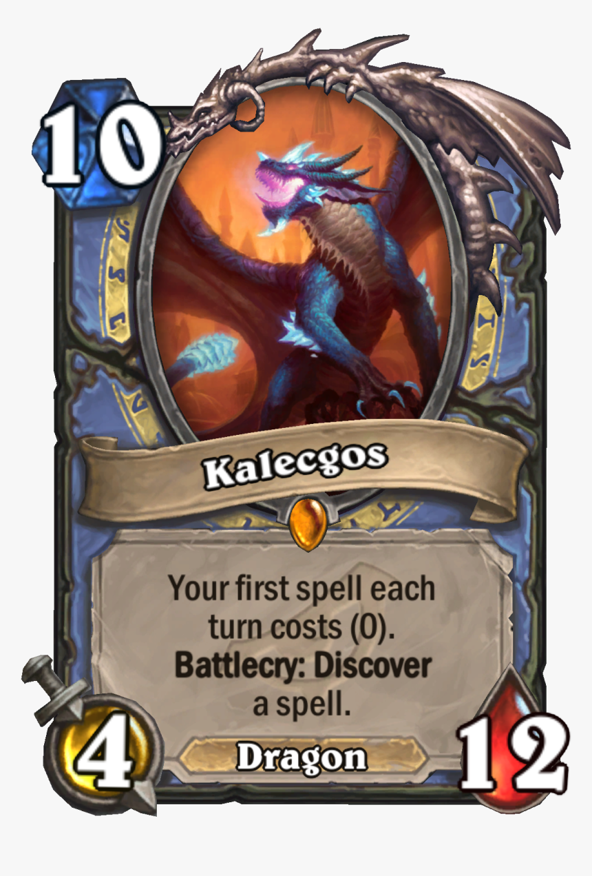 Kalecgos Hearthstone Rise Of The Shadows Expansion - Kalecgos Hearthstone, HD Png Download