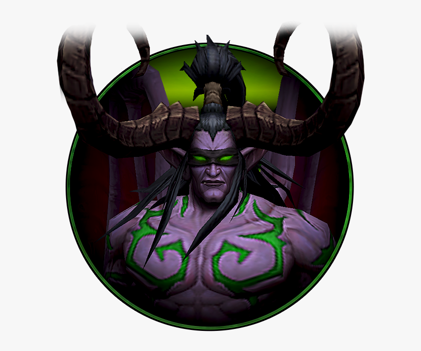 Wow Legion Heroes & Villains - Illidan Png Logo, Transparent Png