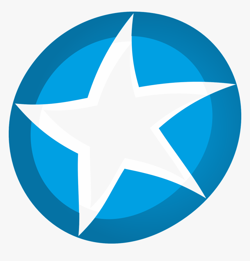 Star Symbol On Map, HD Png Download