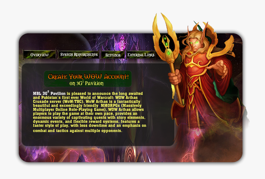 World Of Warcraft - Mythology, HD Png Download