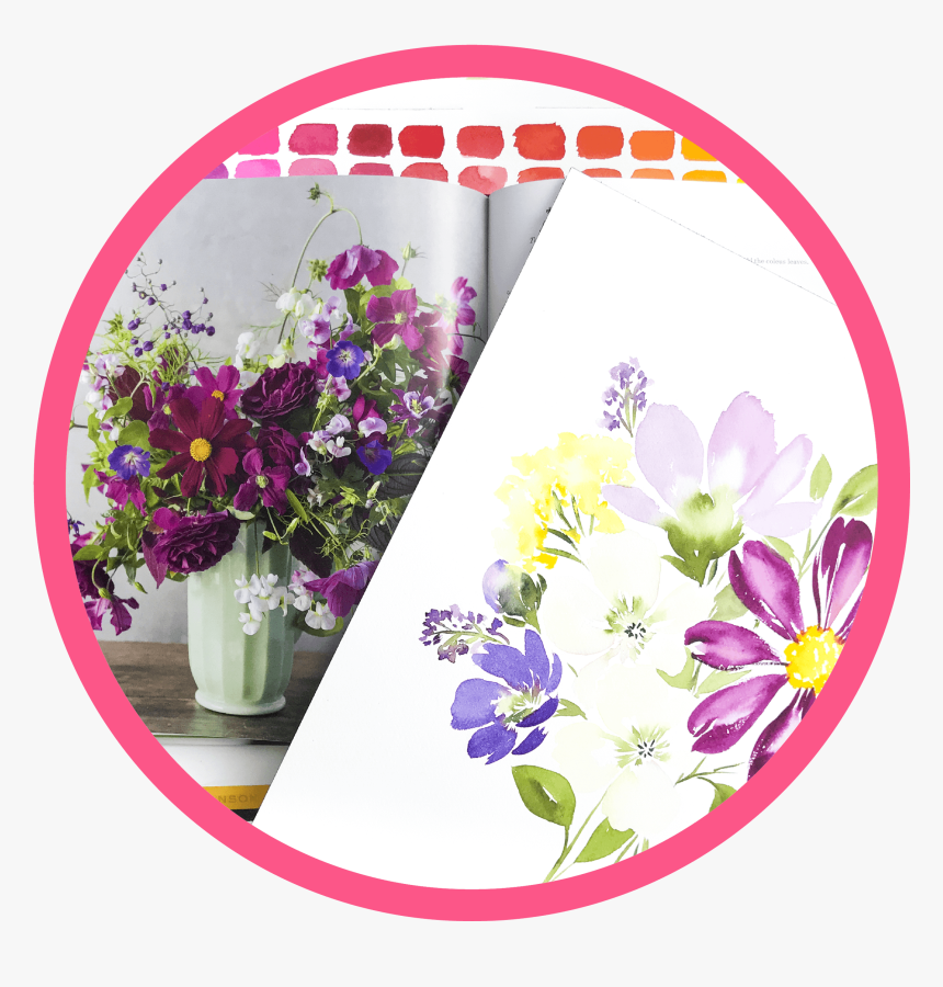 Learn How To Quickly Create Breathtaking Watercolor - Artificial Flower, HD Png Download