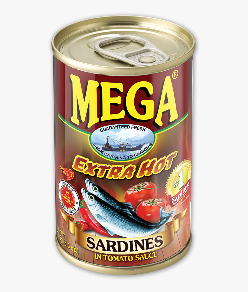 Spicy Sardine Recipes You Can Cook In Under 15 Minutes - Mega Sardines Extra Hot, HD Png Download