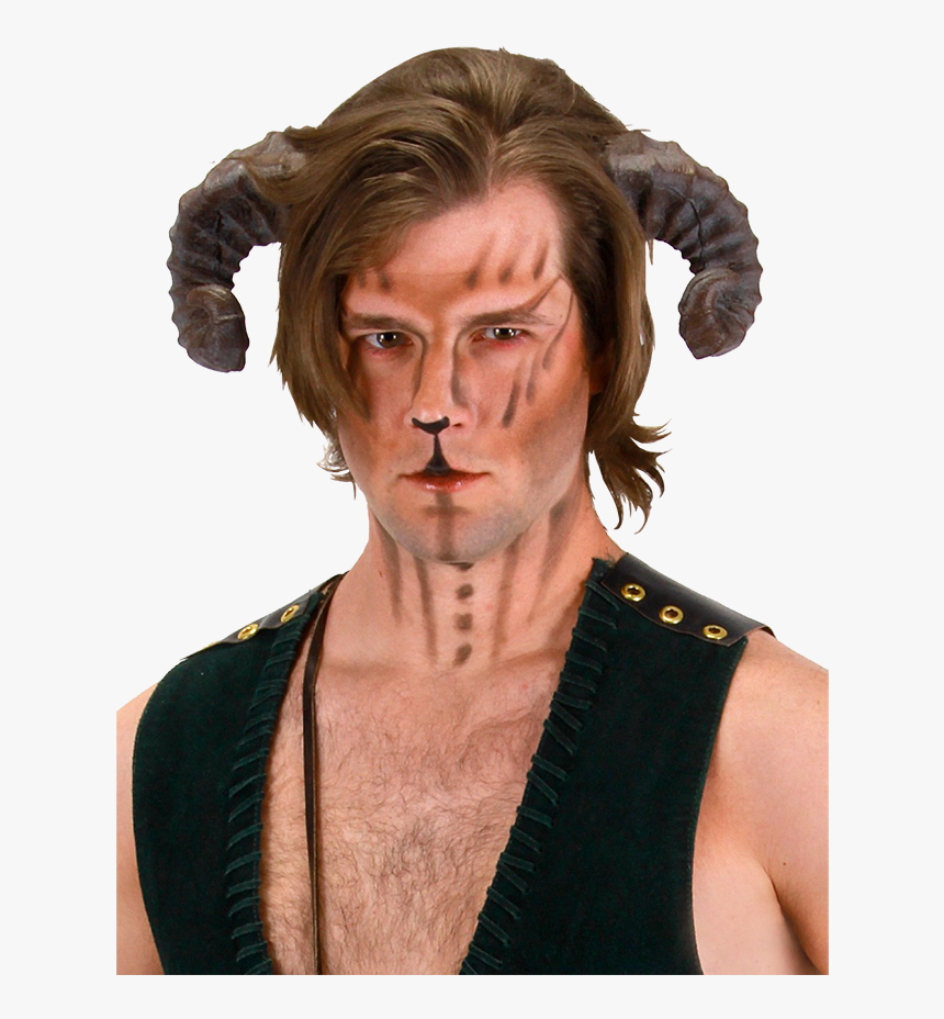 Brown Dragon Horns - Satyr Horns Costume, HD Png Download