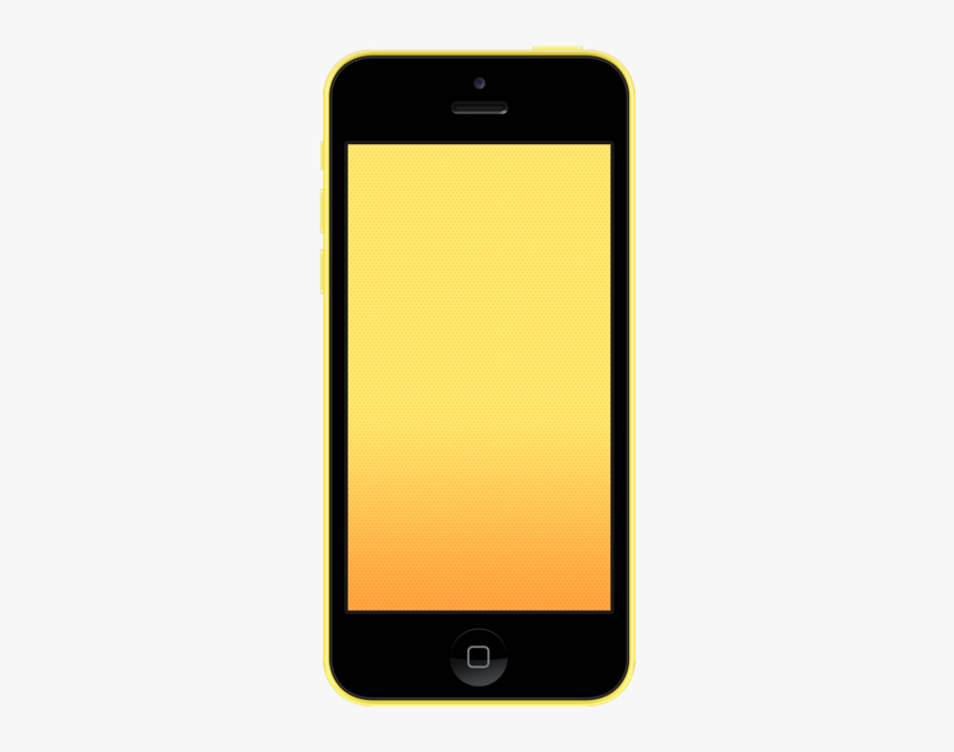 Mobile Mockup - Iphone 5c Mockup Png, Transparent Png