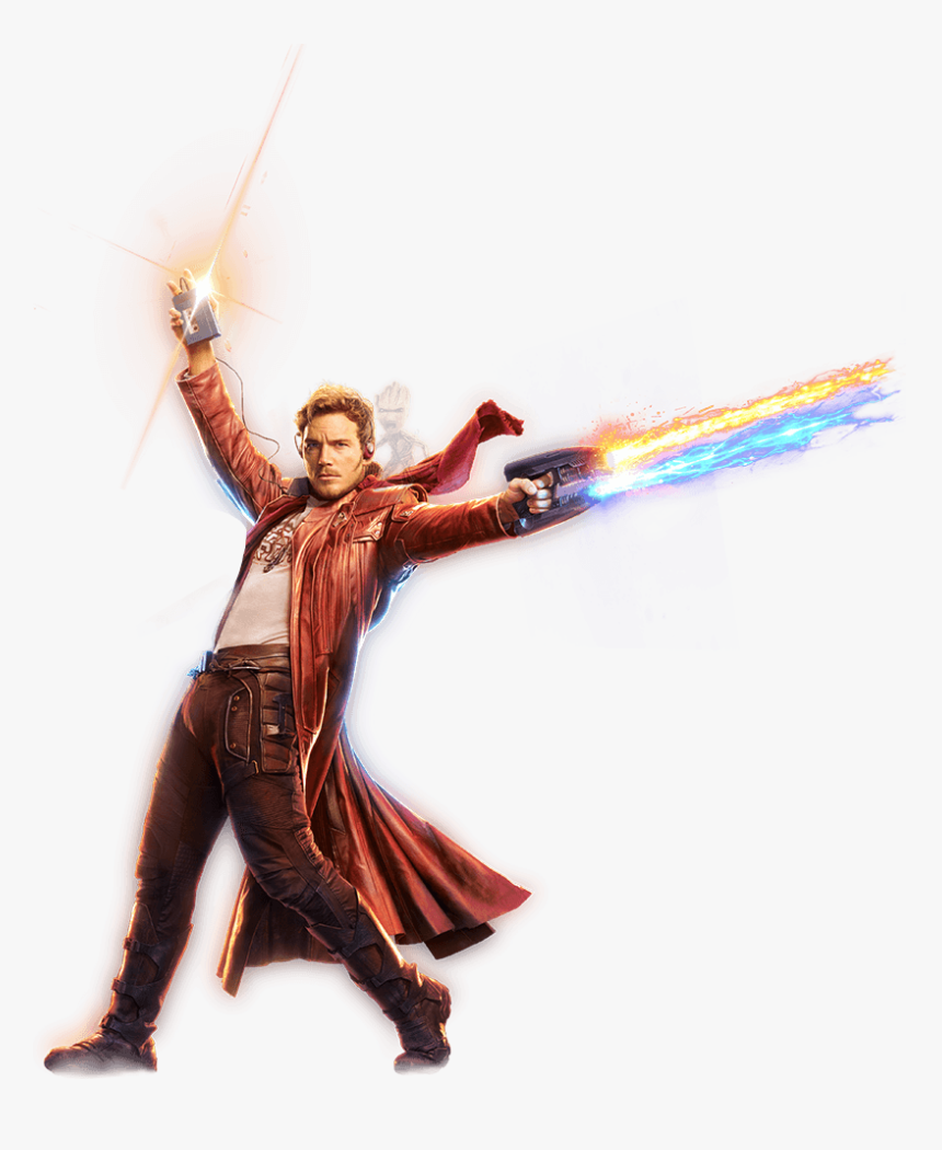 Char-starlord - Infinity War Star Lord Png, Transparent Png