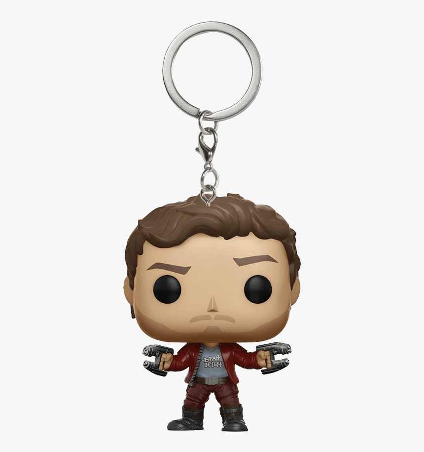 Guardians Of The Galaxy 2 Star-lord Pop Keychain - Star Lord Funko Pop Keychain, HD Png Download