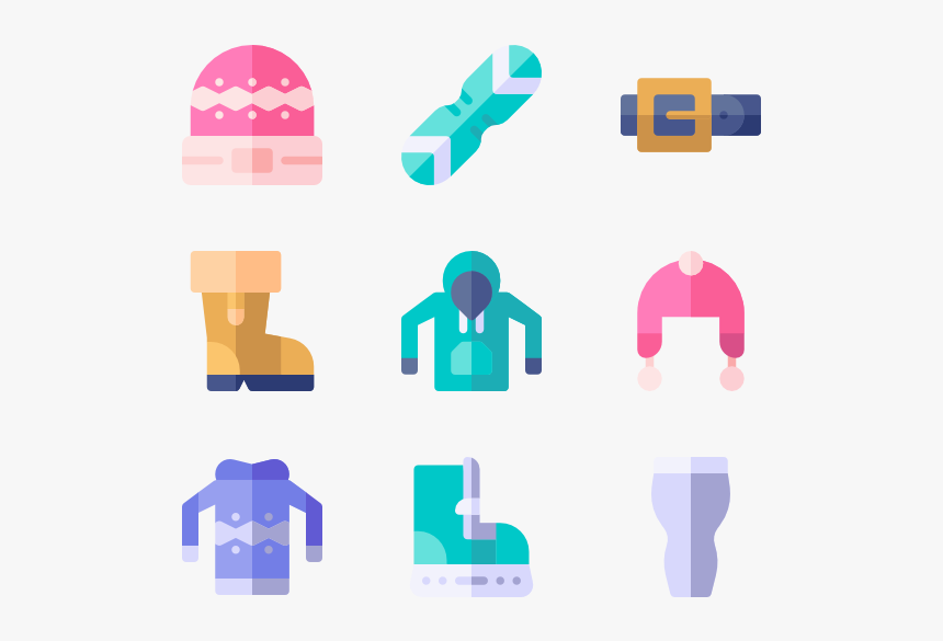 Winter Clothes And Accessories, HD Png Download