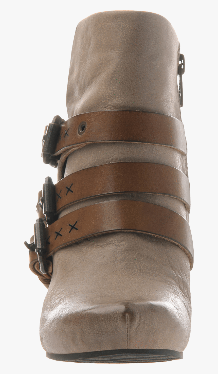Lasso Women S Ankle Boots In Pecan Front View 
 Class - Ankle Boots Front View, HD Png Download