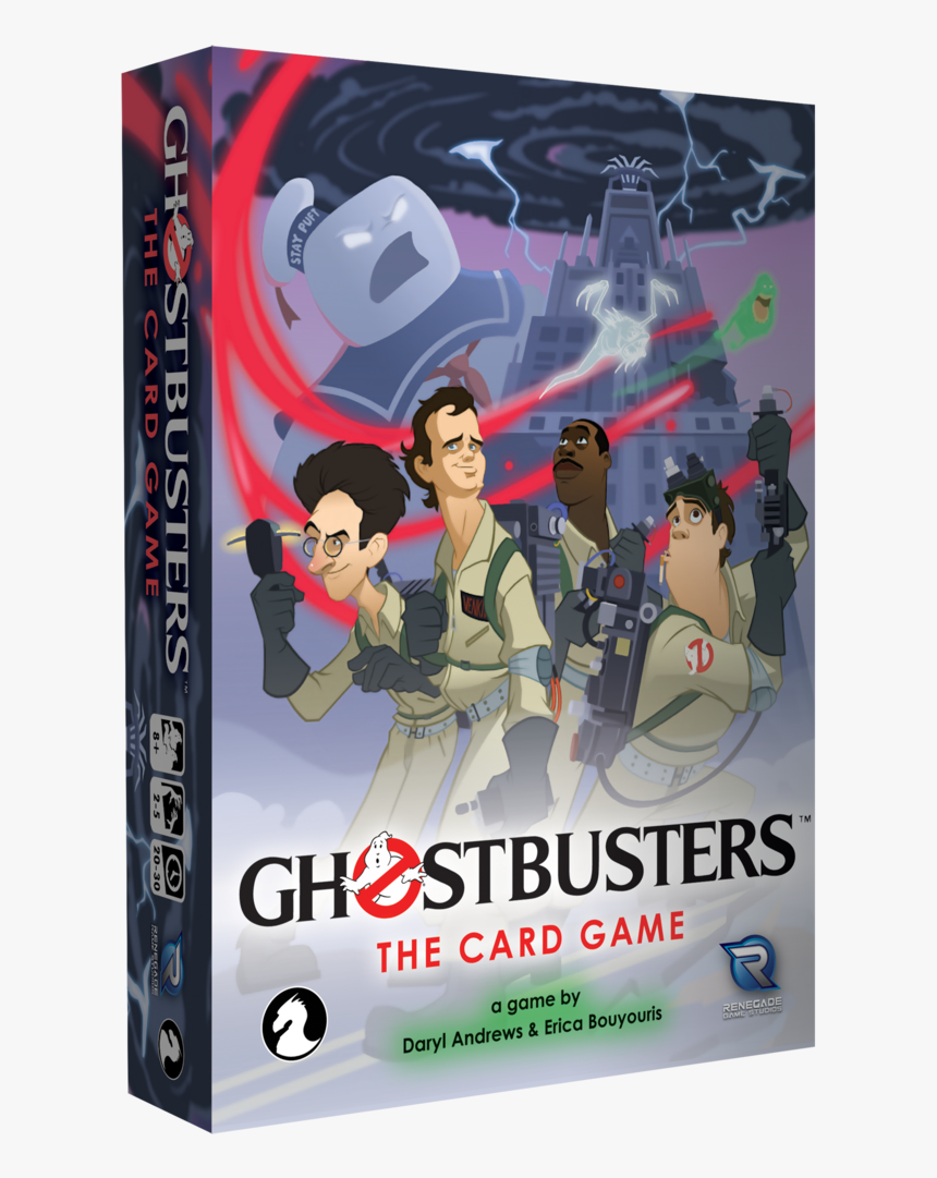 Ghostbusters Retail-box Rgb - Ghostbusters The Card Game, HD Png Download