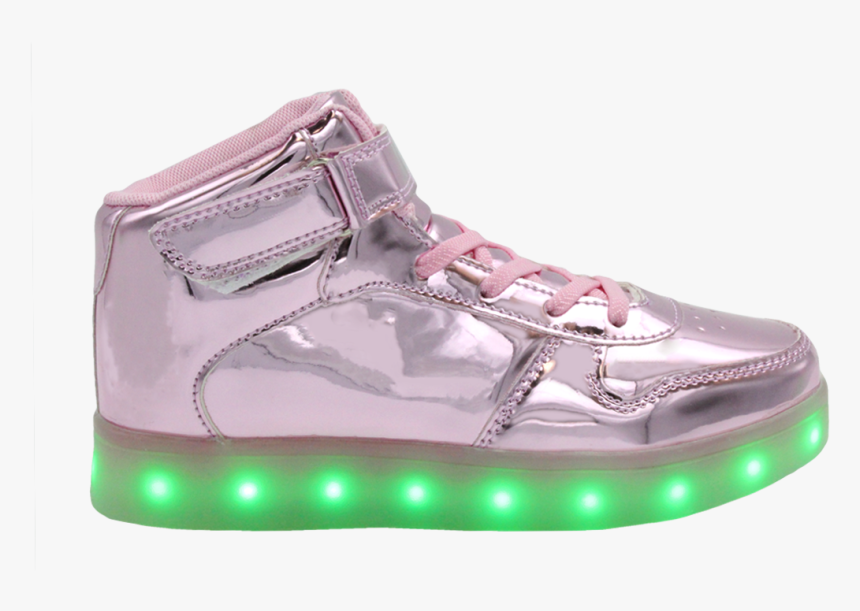 Galaxy Led Shoes Light Up Usb Charging High Top Women’s - Walmart Light Up Shoes, HD Png Download