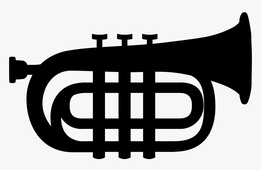 Trumpet Clipart Free Download Clip Art On - Baritone Clipart, HD Png Download